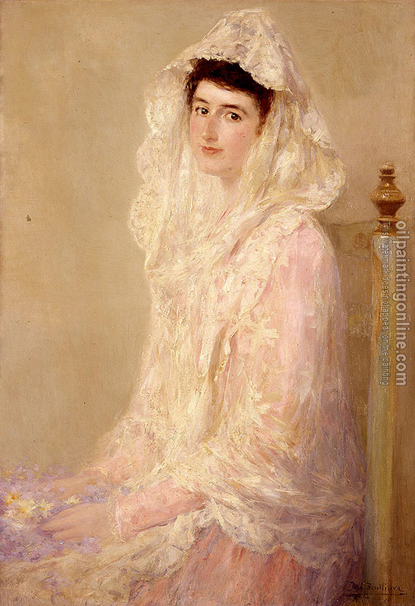 Jose Benlliure y Gil - Retrato de Maria Benlliure Ortiz